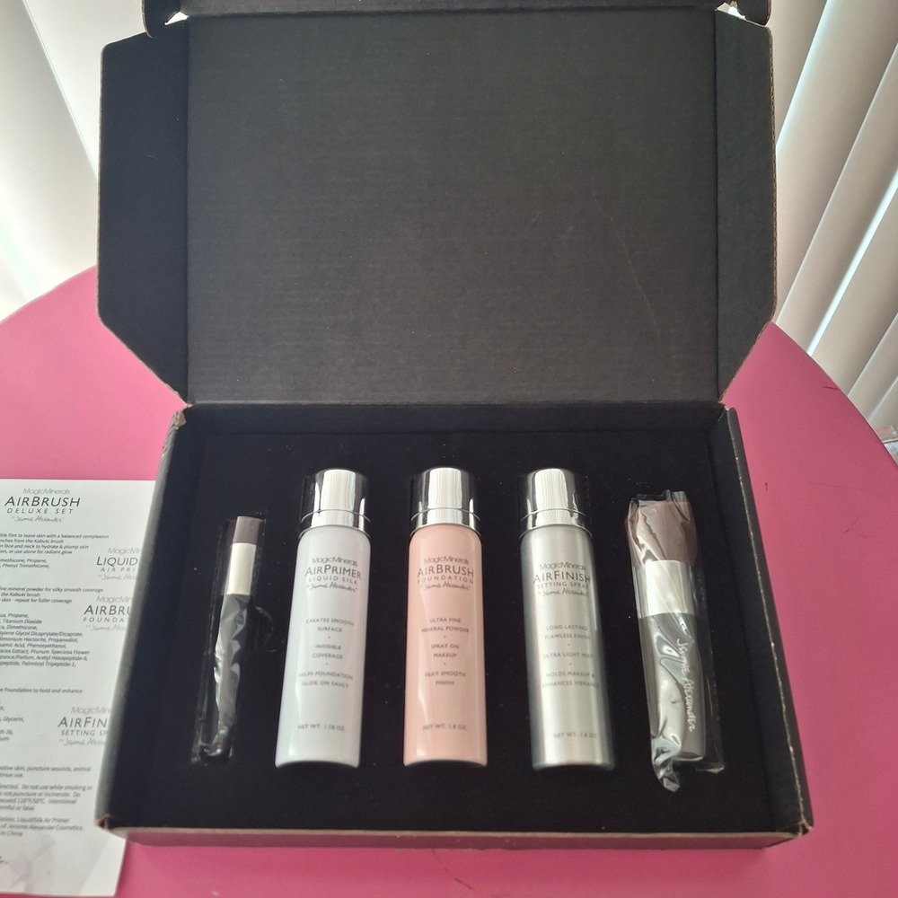 Jerome Alexander MagicMinerals AirBrush Deluxe Set Light Makeup Kit